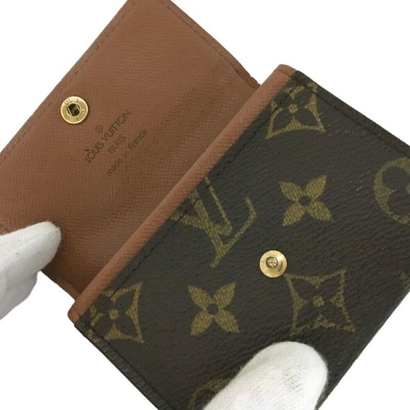 926131T Louis Vuitton Wallet Porte Monnaie Plat Brown Monogram - Picture 5 of 9
